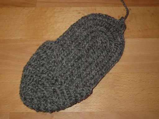 pantofffel von unten